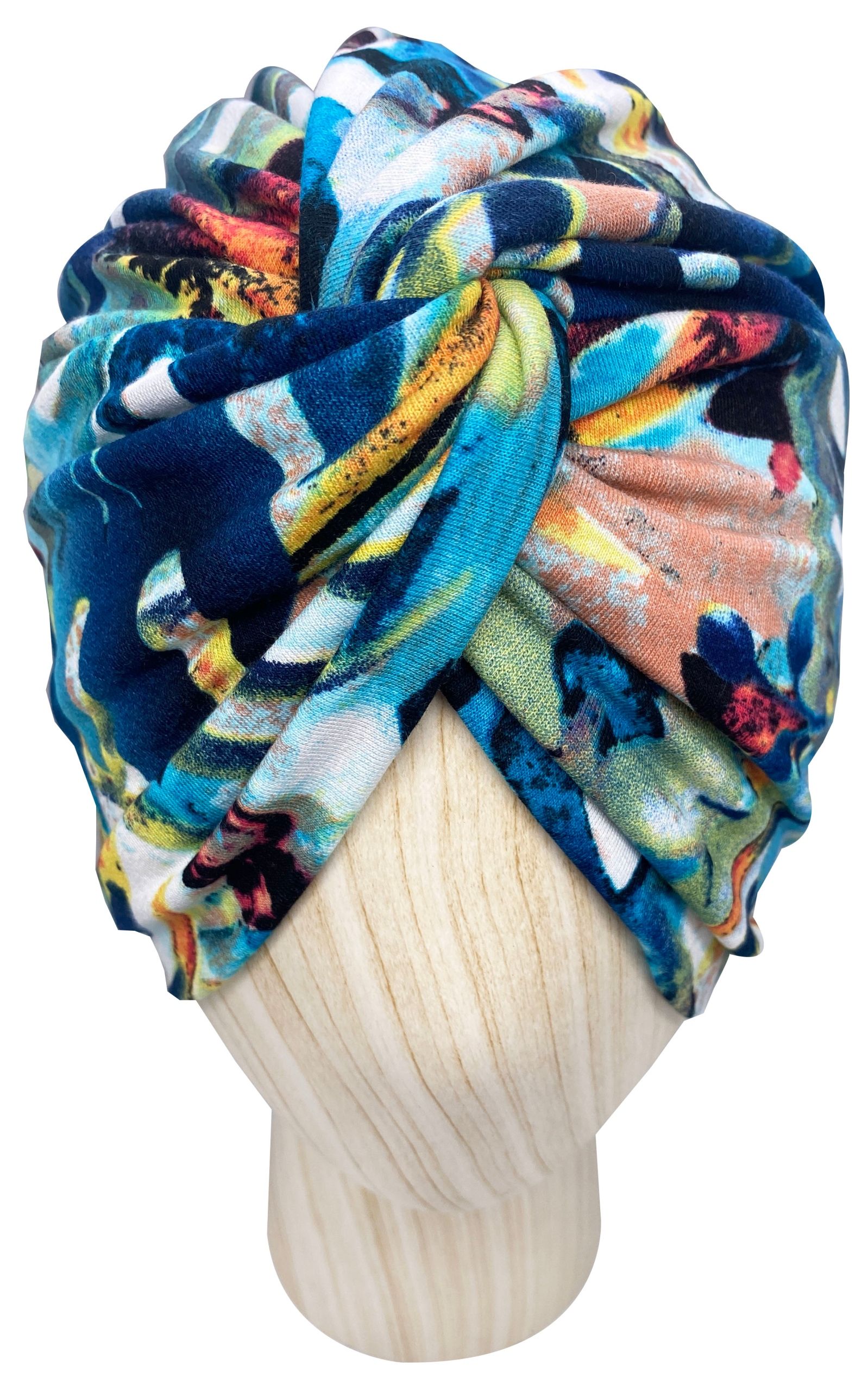  Czapka turban twist onkológia viskóza veri peri farby
