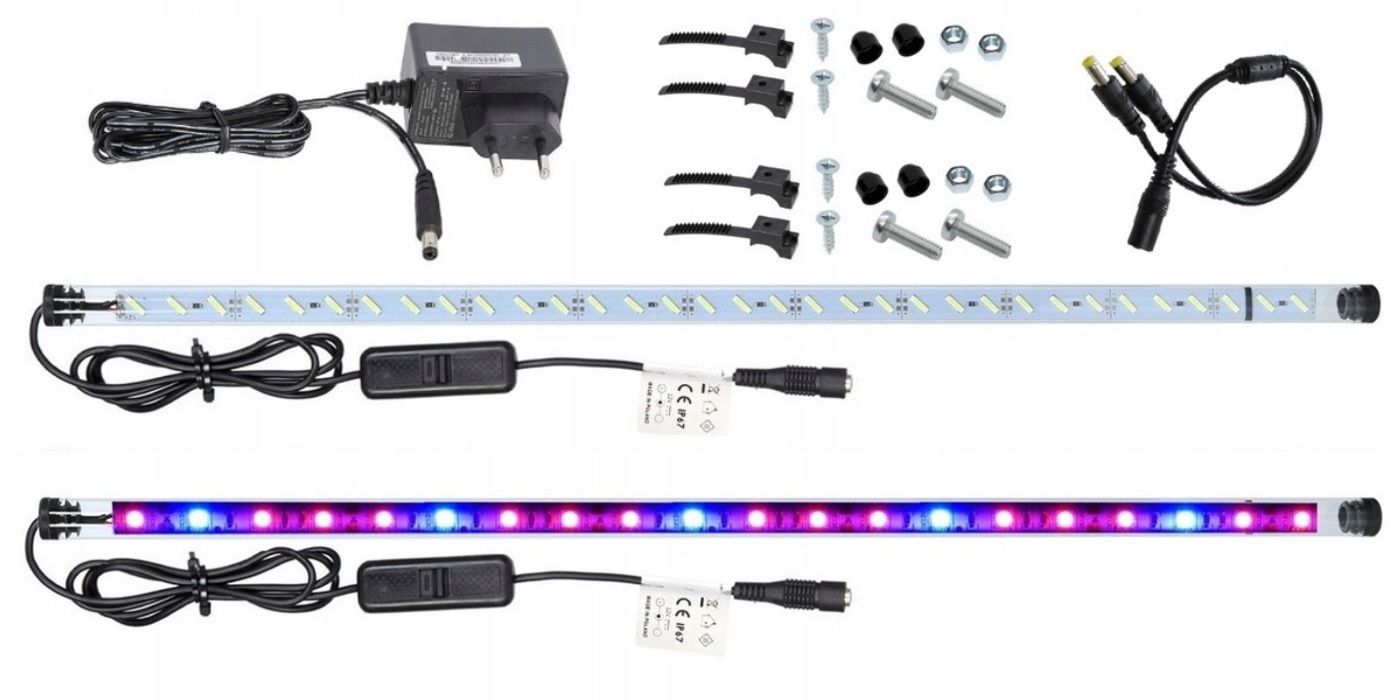  Led zářivka plant rostliny 30cm akvárium grow 1:1