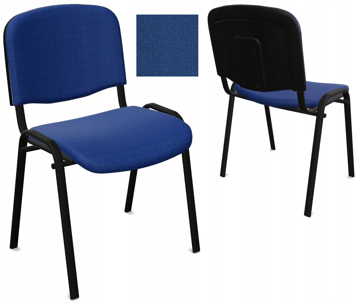  Konferencinė kėdė minkštas iso juodas ns