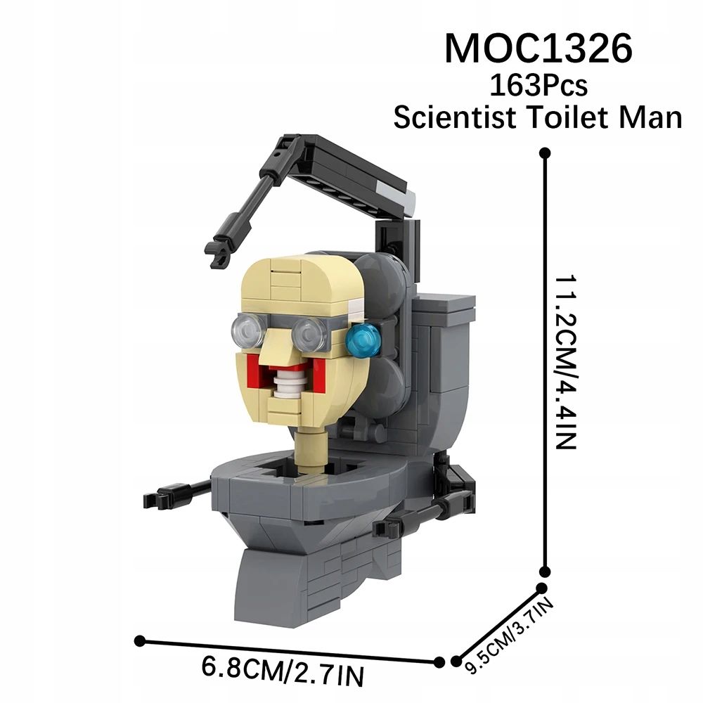  Mooxi skibidi toilet set macht bricks game großartig titan corps vs monitor man a