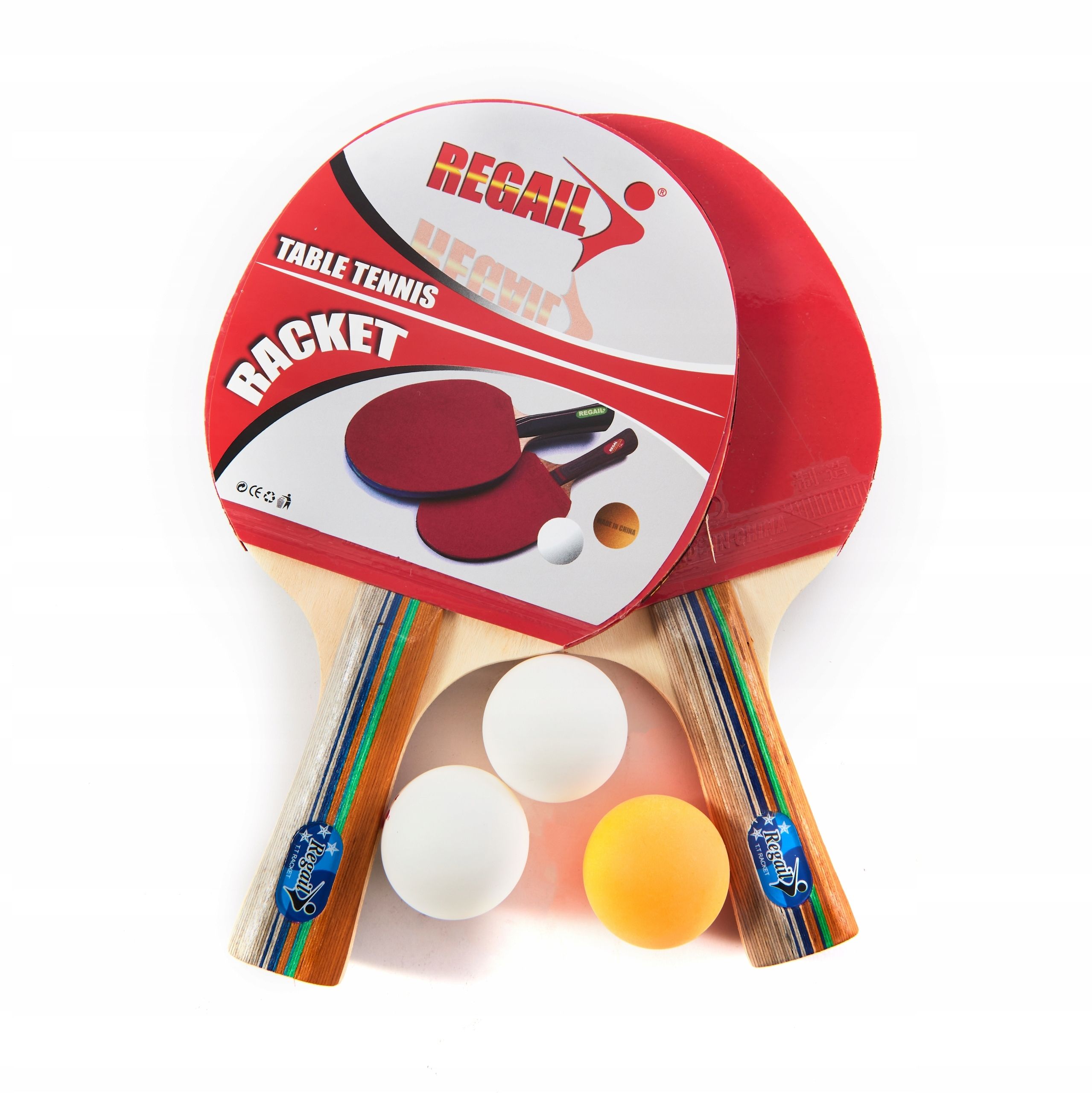  Raketės teniso ping pong kamuoliukai dėklų rinkinys