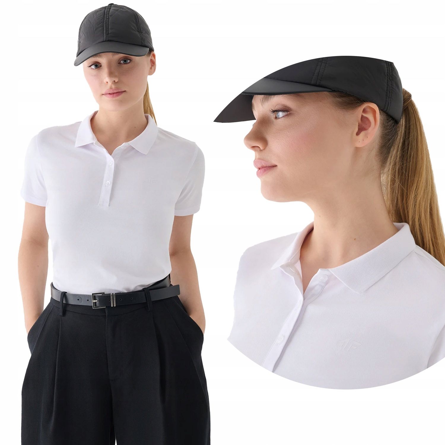  T-shirts für damen 4f polo t-shirt polo baumwolle atmung mm00f317