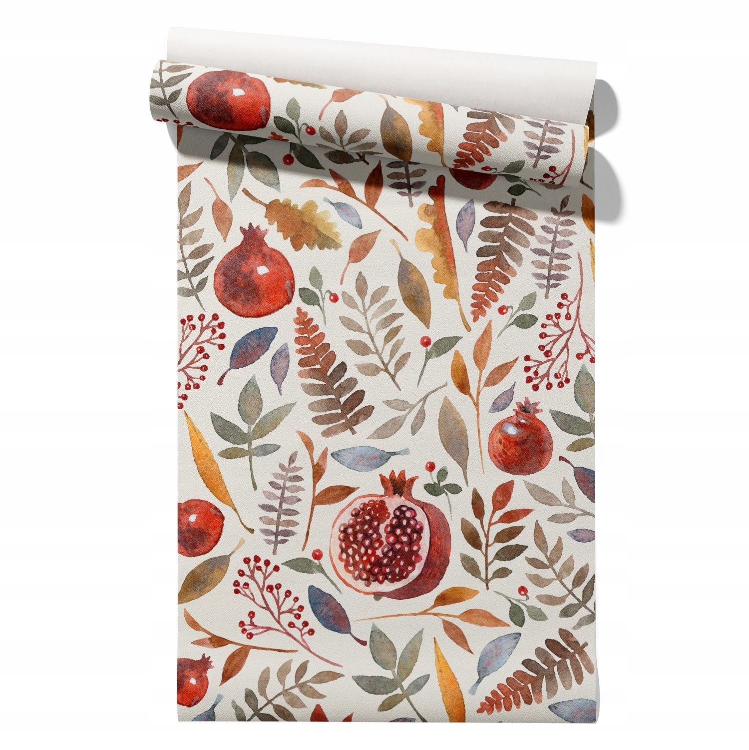  Wallpaper non-woven fabric pastel cherries wallpaper in a roll 50cm x 6,1mb