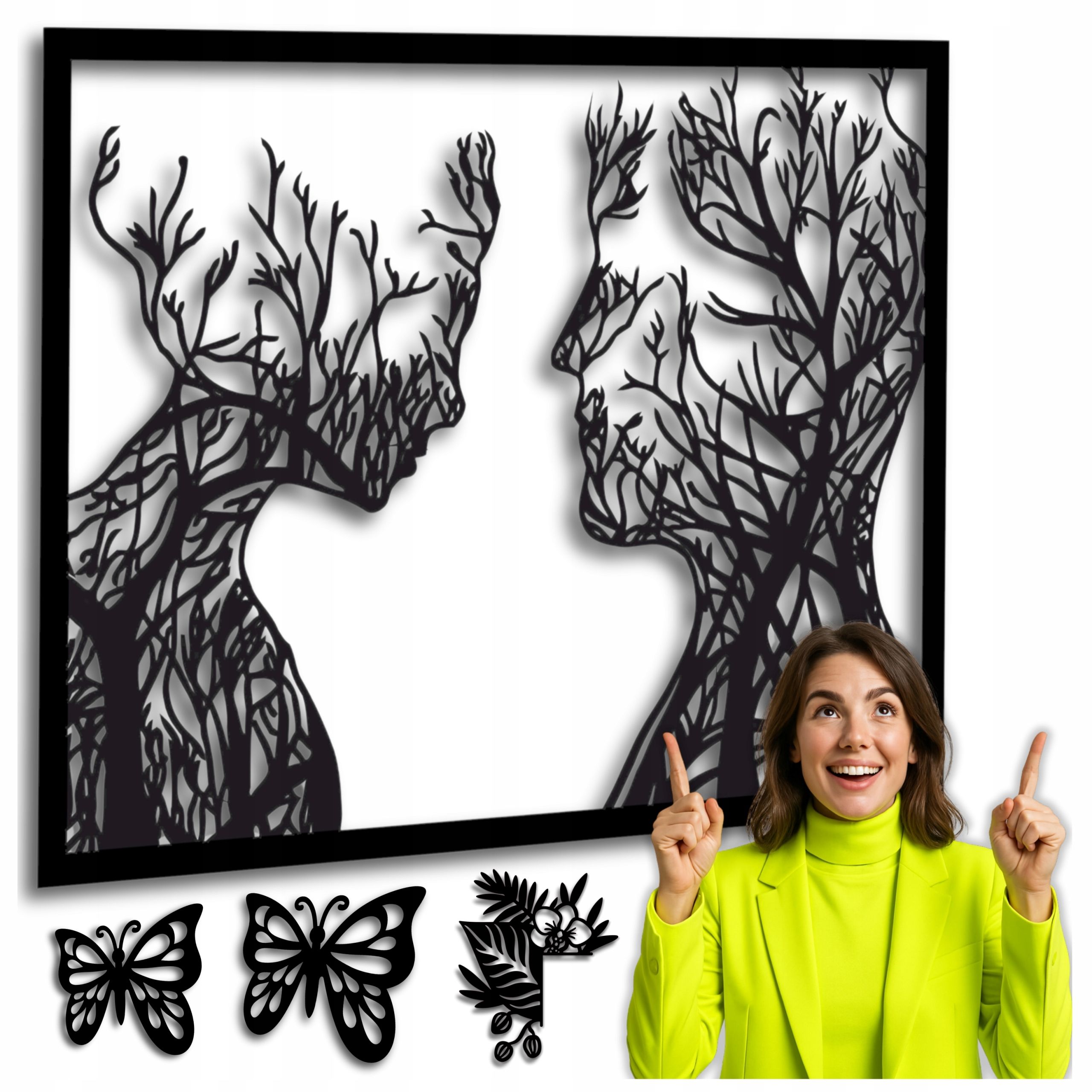  Openwork painting for the living room paintings on the wall wall decoration landscape gor