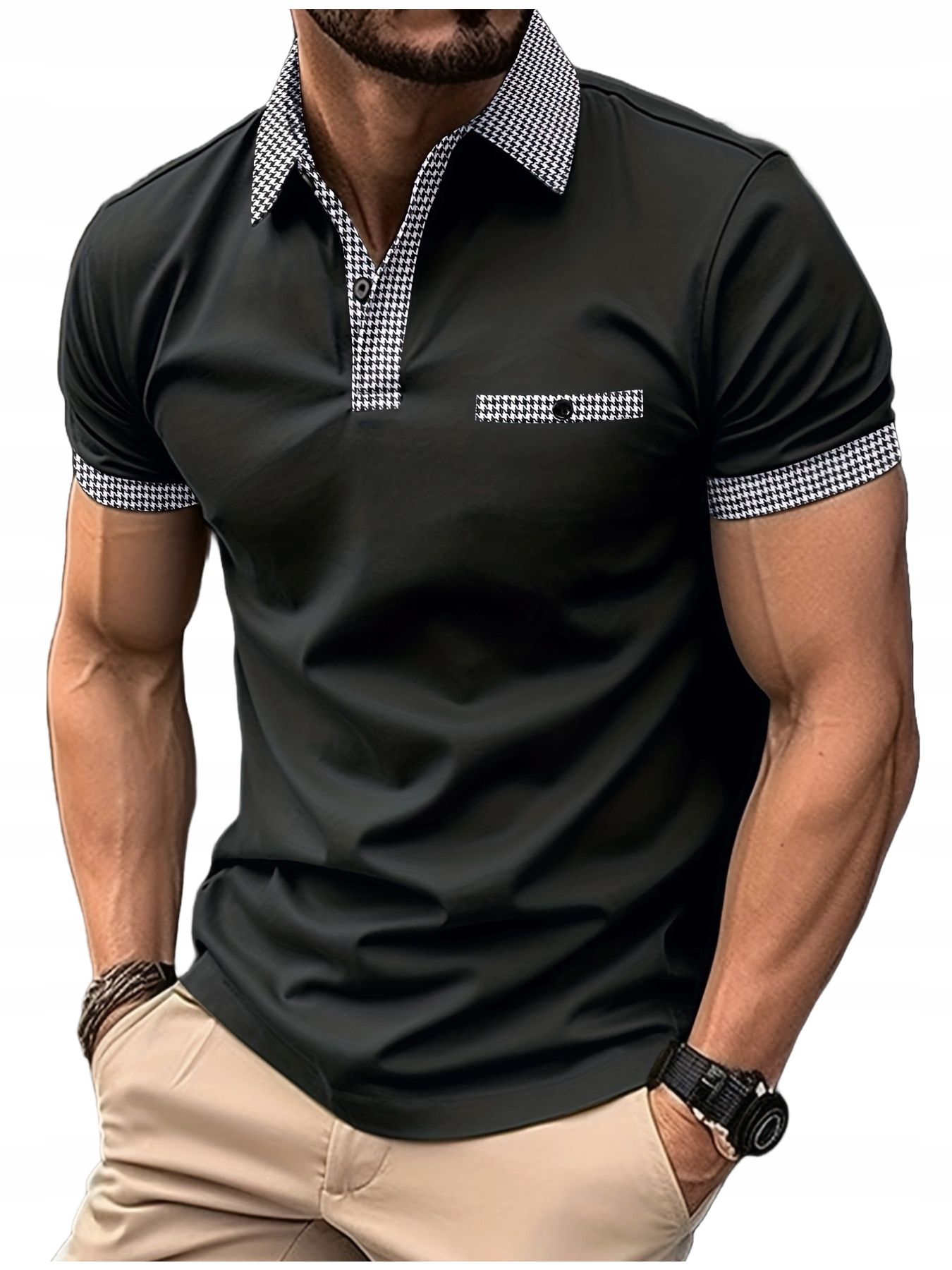  Moodne meeste polo särgid lühikesed varrukad värvid 3xl