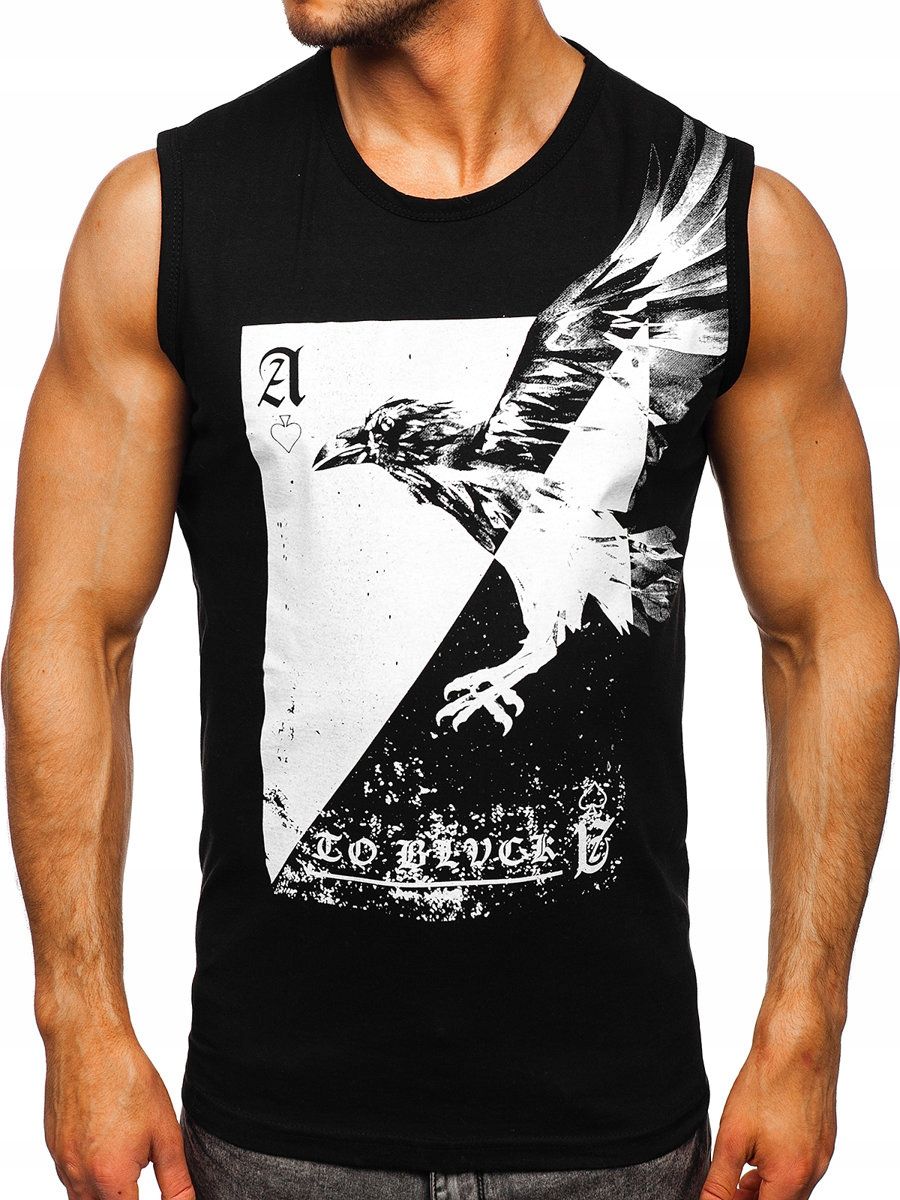  T-särk tank top meessoost valge 14854 rozmiar_2xl
