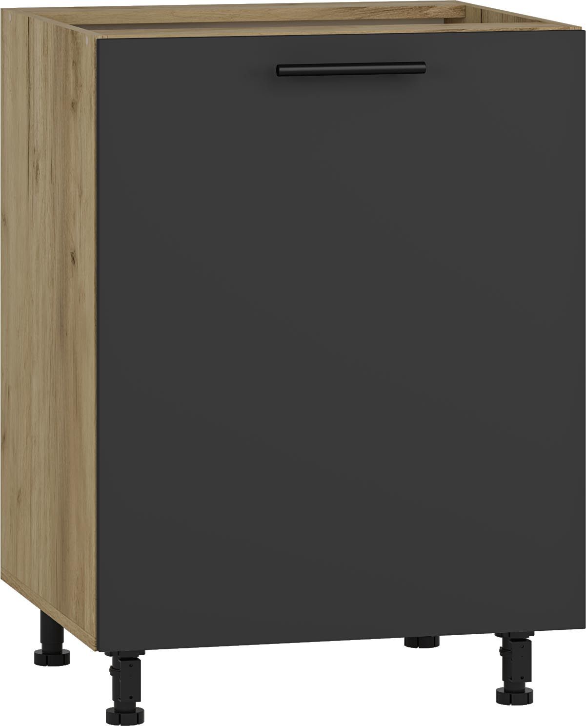  Eckunterschrank armatur für küche unter der spüle dab craft anthrazitfarbe vento dkn-100/82