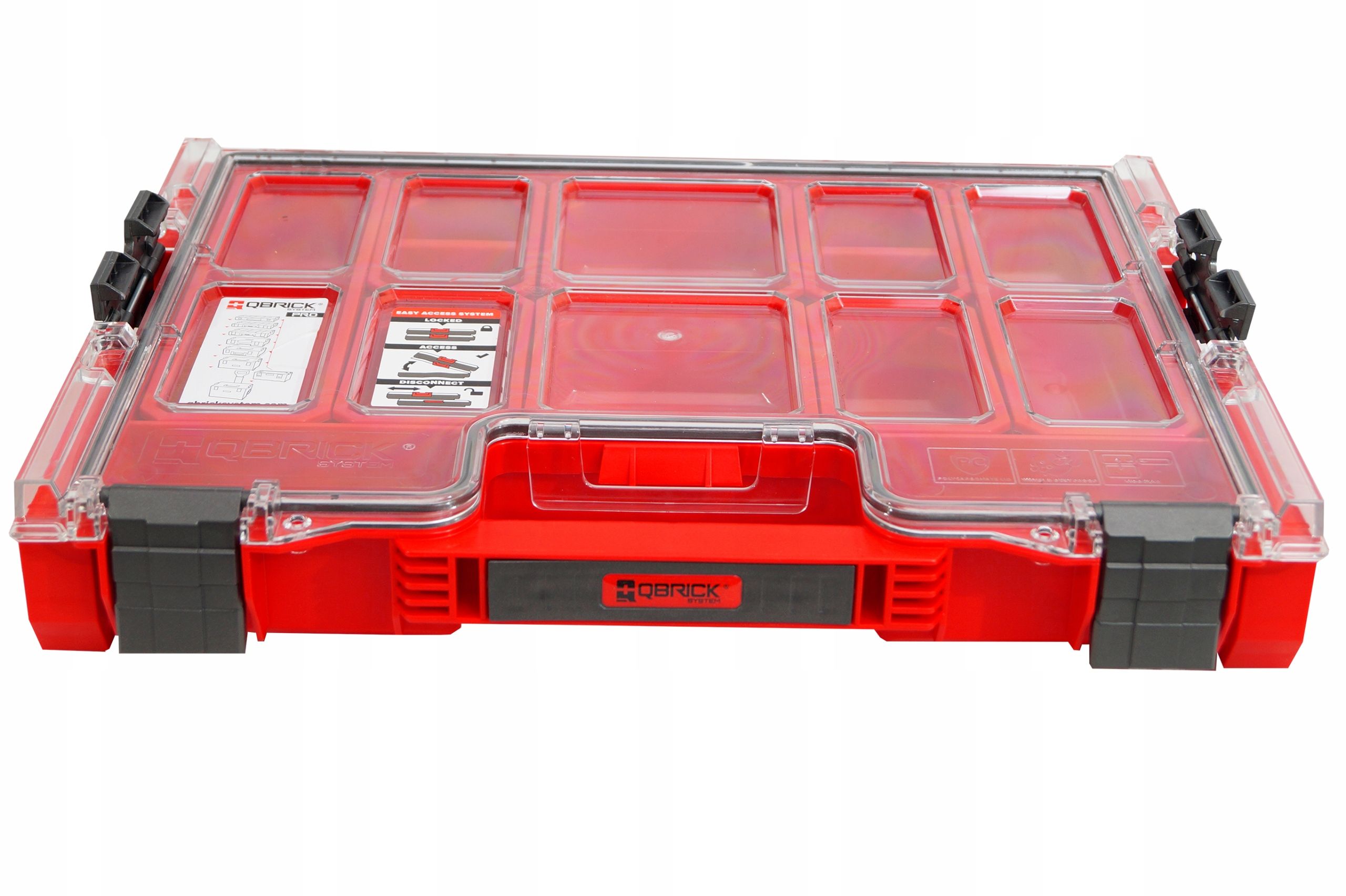  Organizátor s krabicemi qbrick systém pro 300 red hd