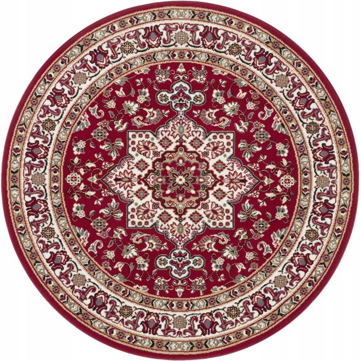  Round carpet for the living room 140cm , soft italian ,green creamy pattern mandala