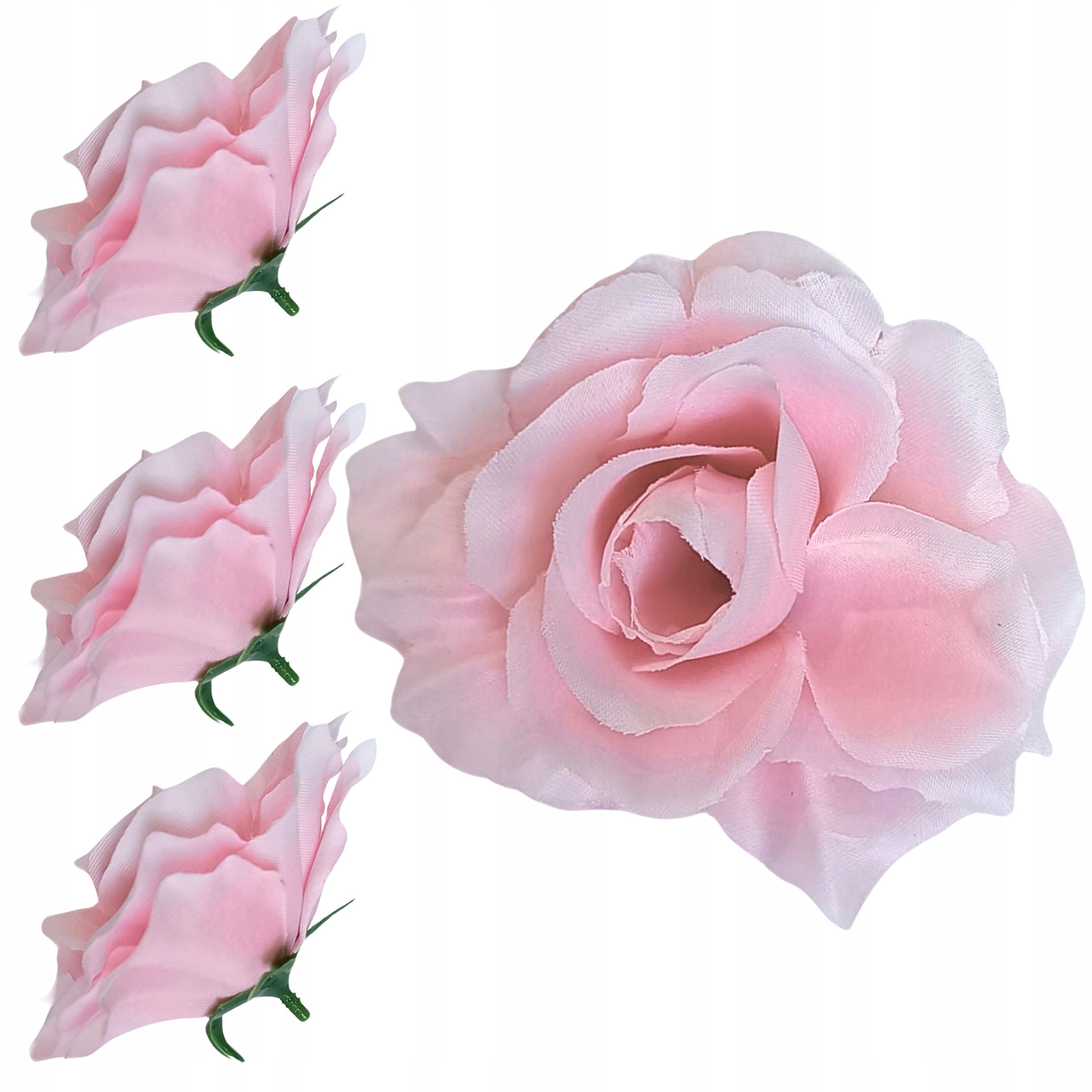  Roze mākslīgs lillā zieds rozes galva wyrobowa uz vainagu 12 datoriem.
