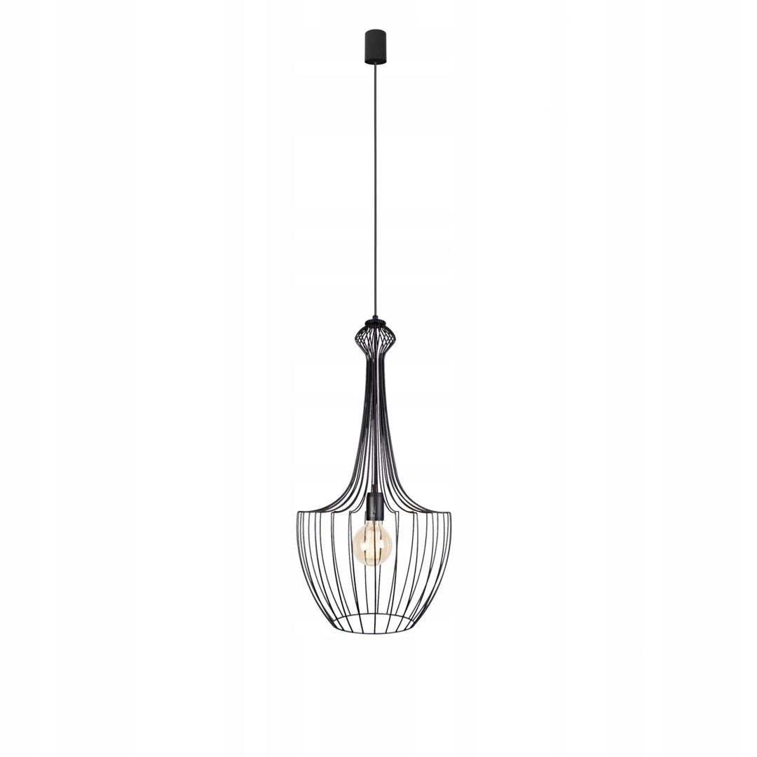  Piekarināma lampa luksor s melna krāsa elegants nowodvorsk