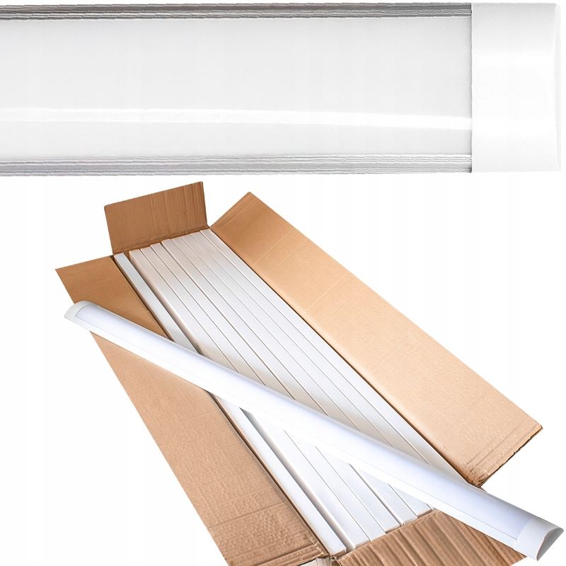  6x led lampa rāmis darbnīca hermētisks ūdensizturīgs rāmis tuba 120cm