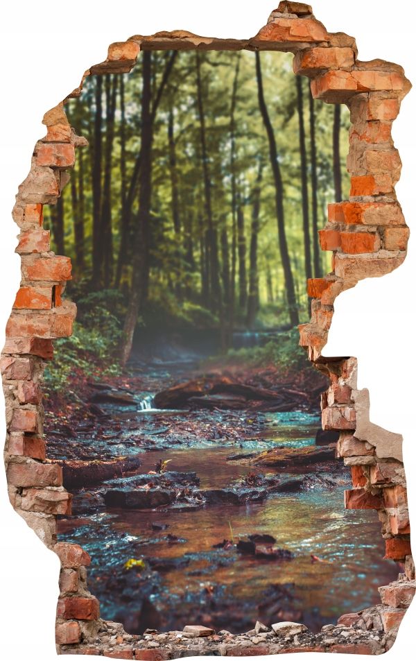  Sienas uzlīmes foto tapetes caurums 688 daba