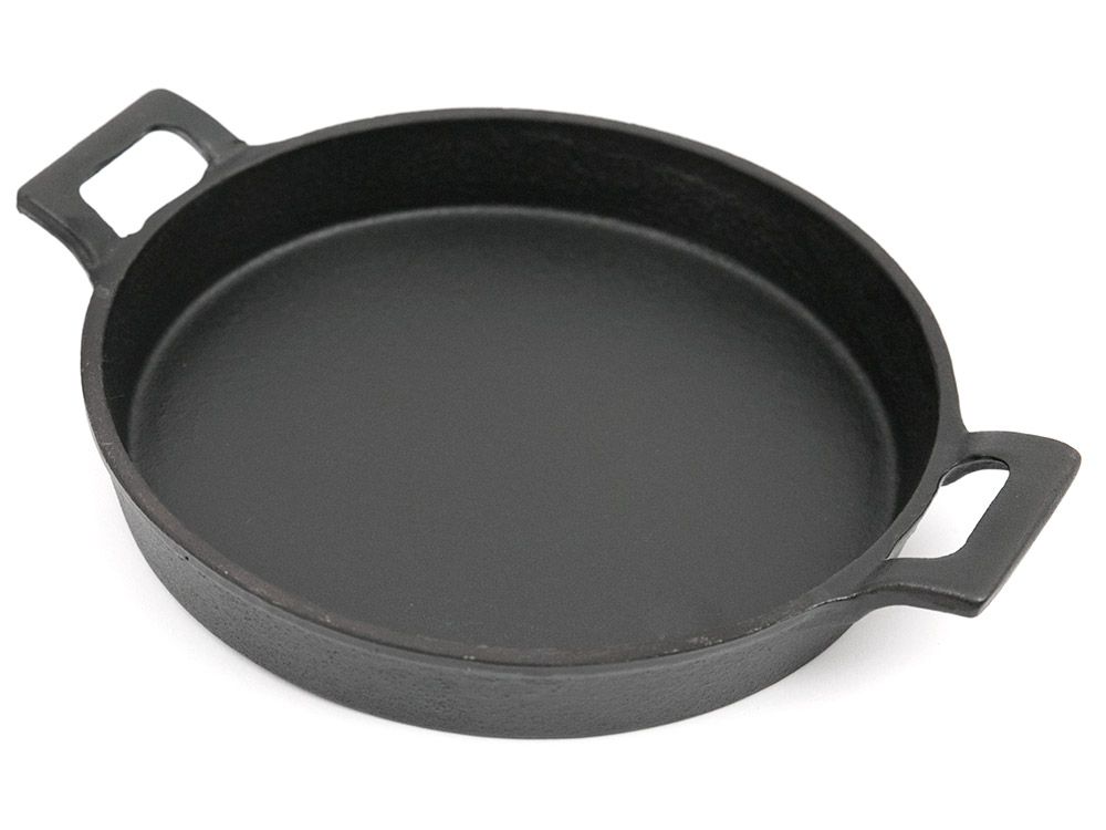  Ketaus keptuvė į steakow grilis 23cm juodos spalvos