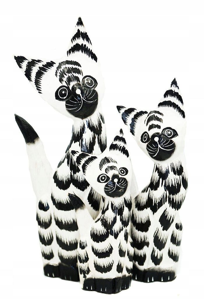  Katze kätzchen holzfigur wunderschön einzigartig dekoration oder geschenk 30cm