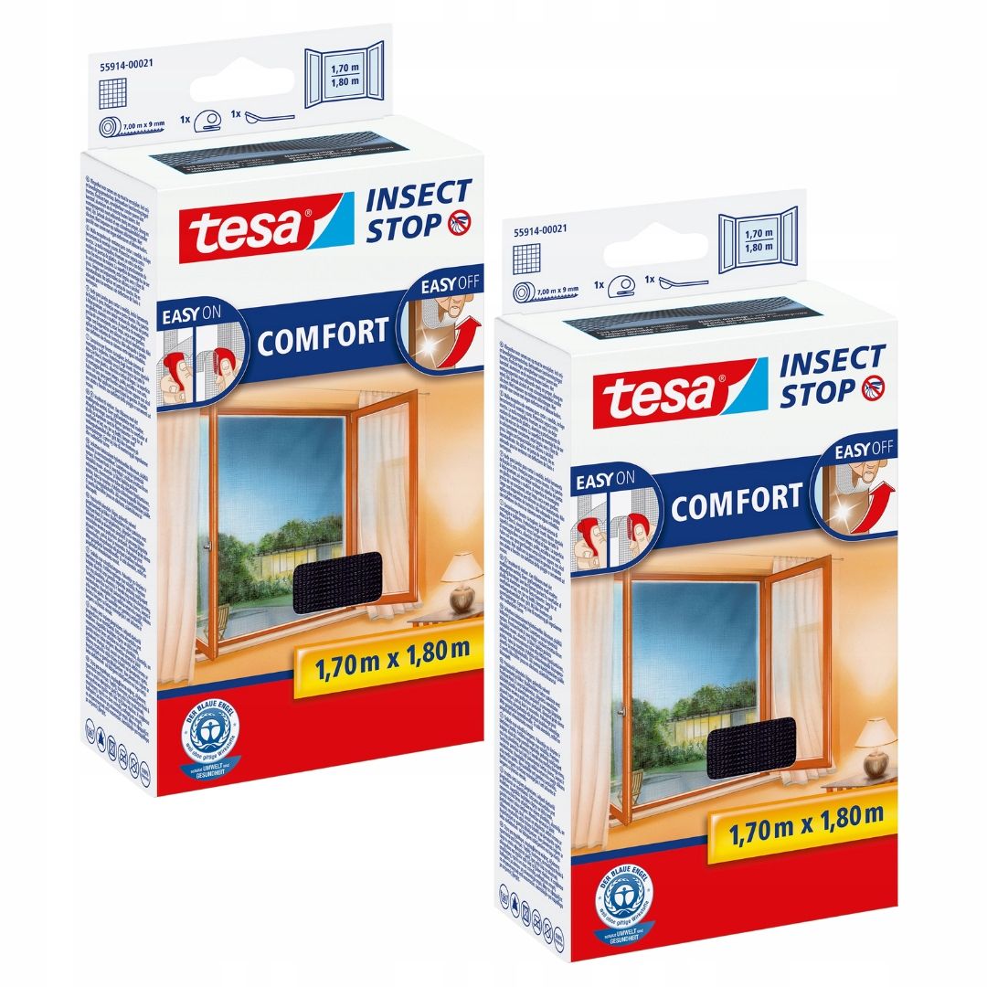  Tesa tinklelis nuo uodų magnetinio nuo vabdžių tinklelis juodos spalvos durys 0,9x2,1m x3
