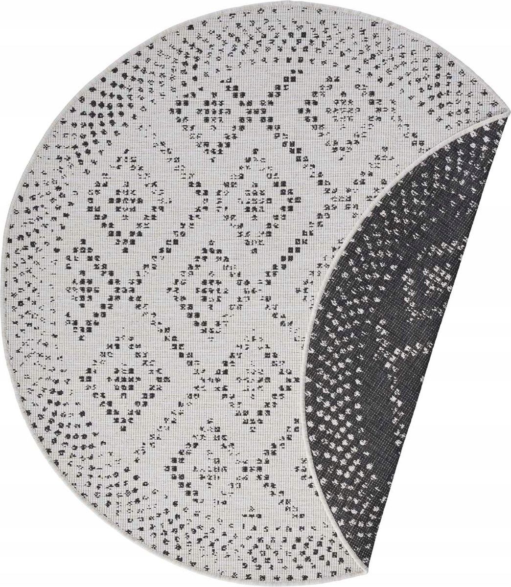  Round carpet for the living room 140cm , soft italian ,green creamy pattern mandala