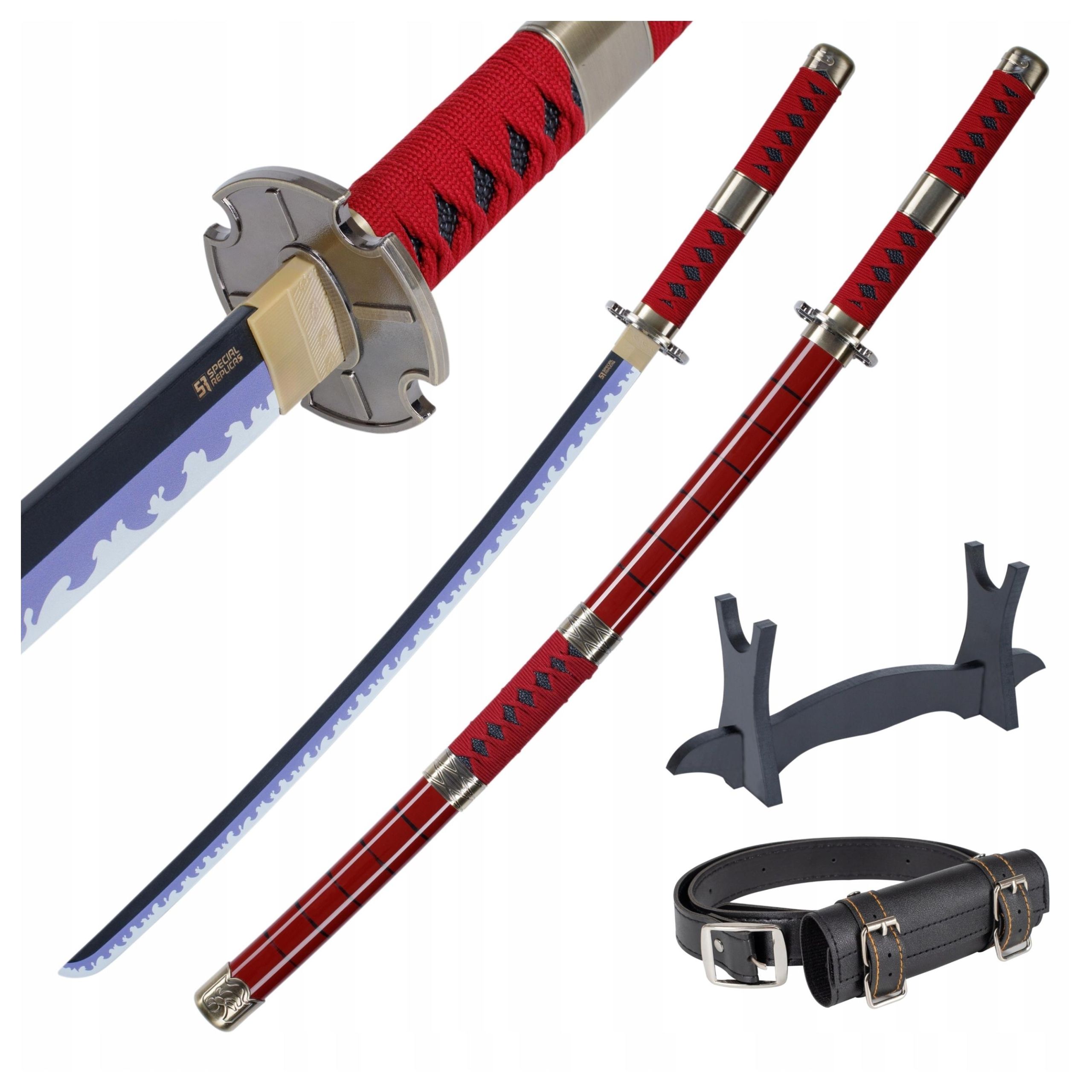  Mõõk katana roronoa zoro wado lchimonji üks tükk cosplay anime jt10512