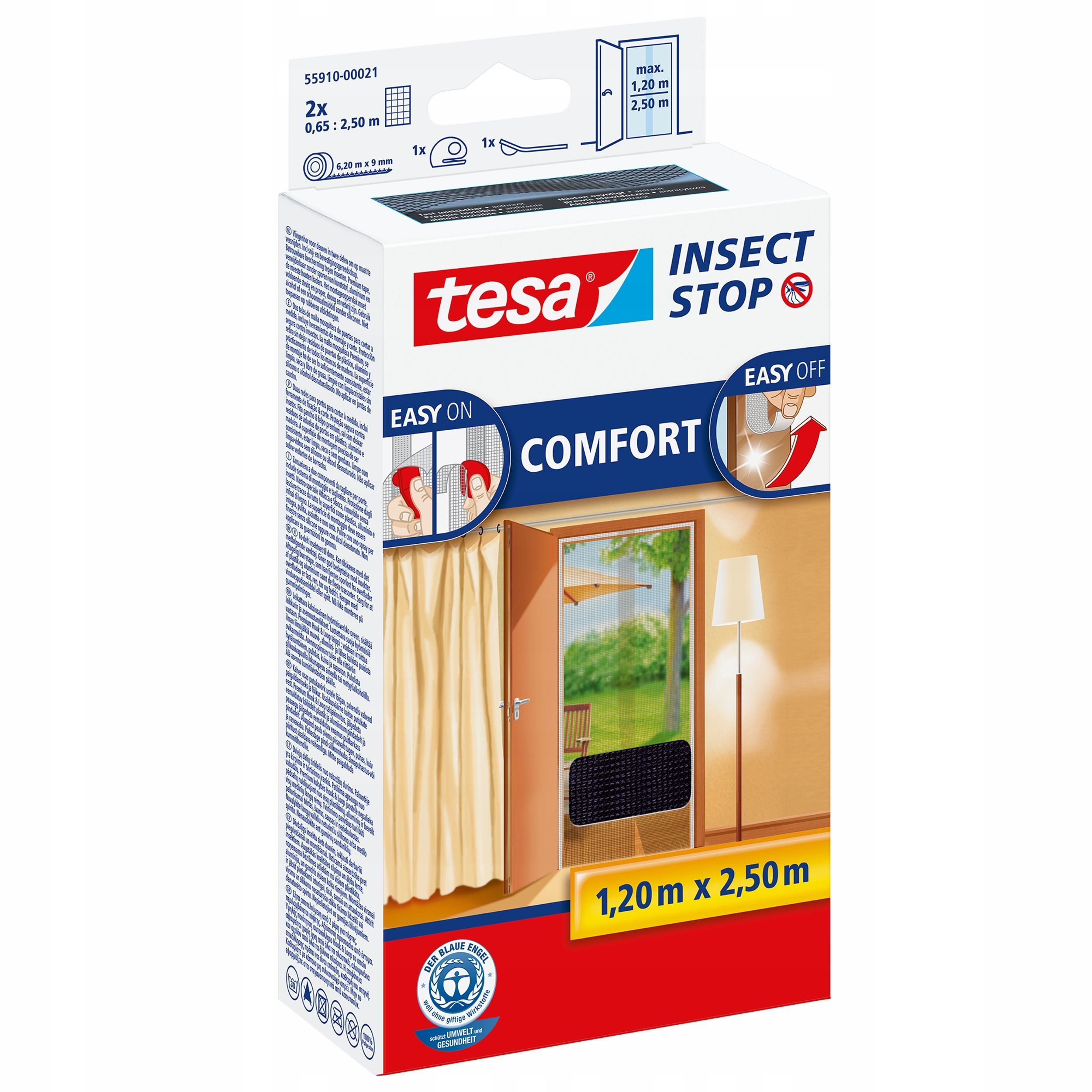  Tesa tinklelis nuo uodų magnetinio nuo vabdžių tinklelis juodos spalvos durys 0,9x2,1m x3