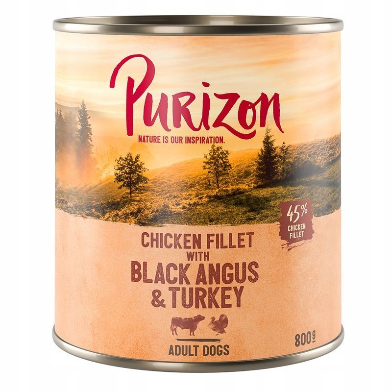  Purizon adult losos se špenátem i kokos 6x800g konzervované jídlo pro psy