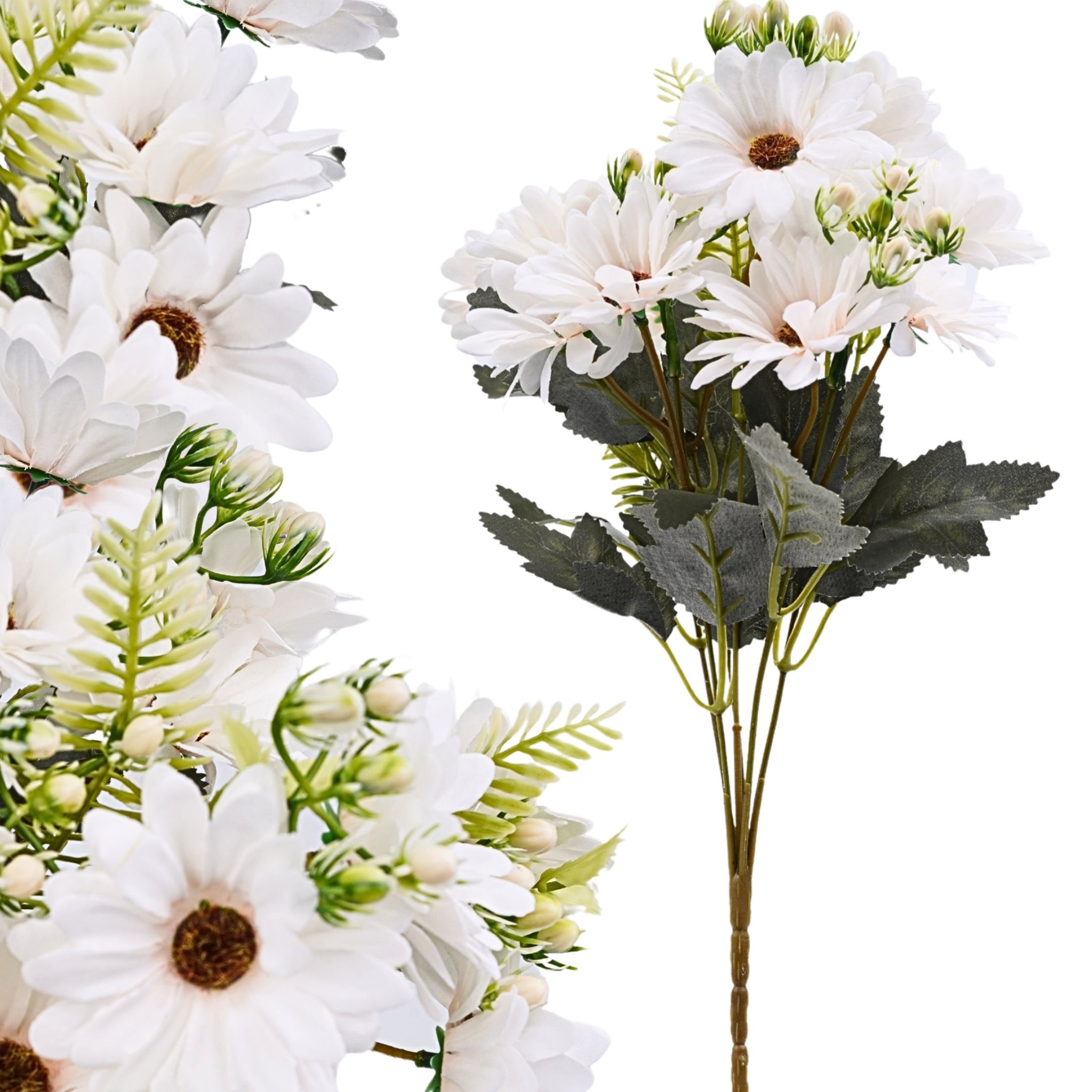  Mākslīgais zieds orhideja zars dekoratīvs rotājums florists pik 62cm