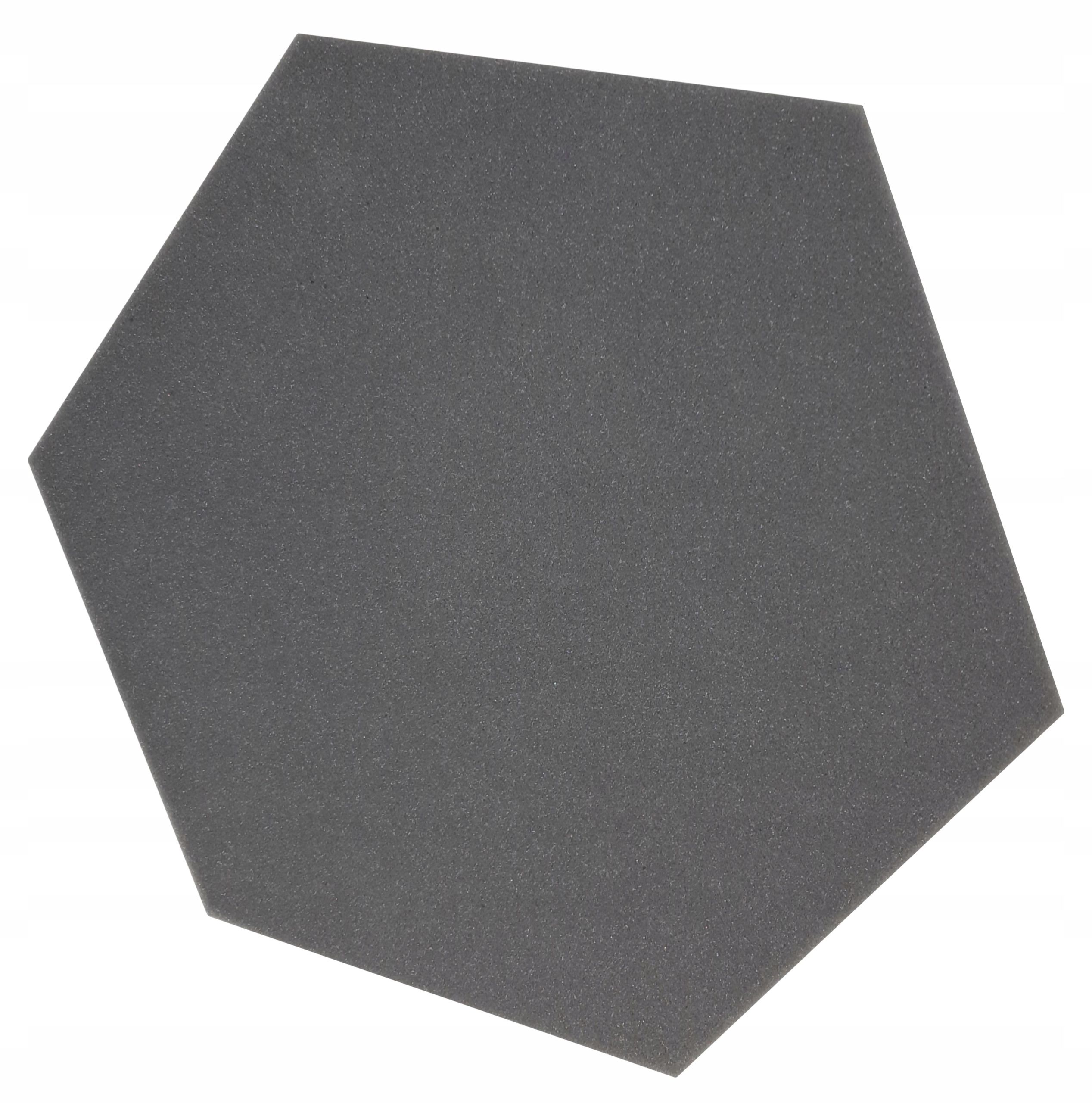  Akustinis porolonas plokštės hexagon šešiakampis 3 cm y
