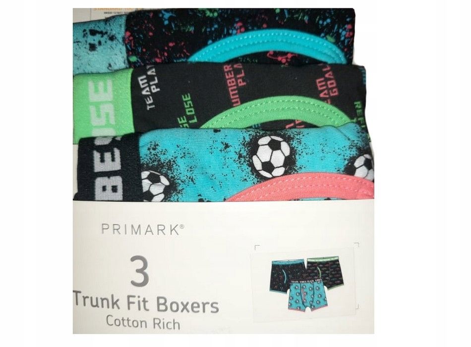  Boxerky nohavičky na 6-7 rok primark 122 7 párov čierny