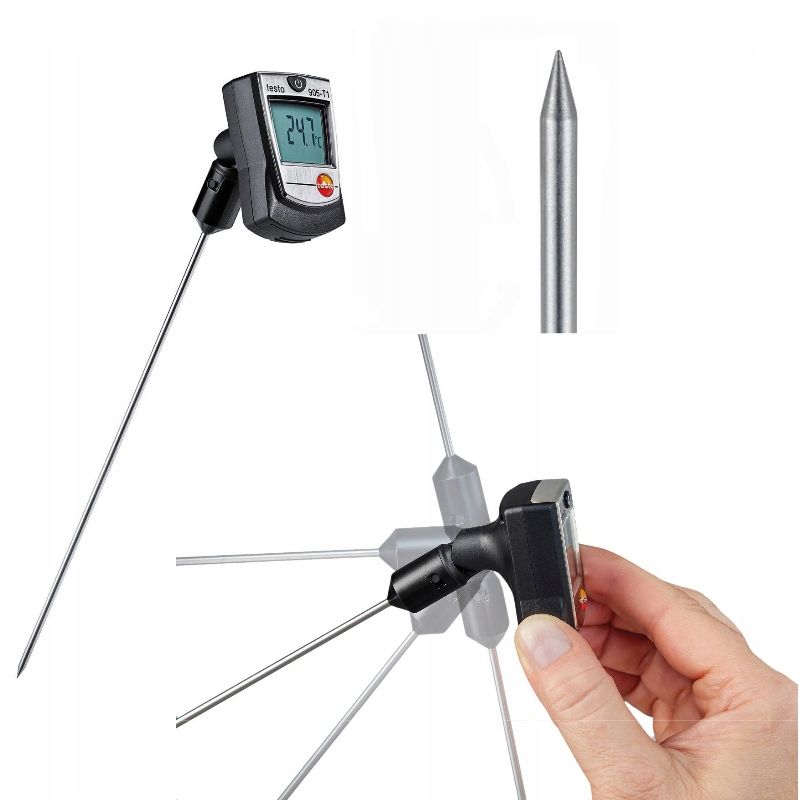  Termometras komplektas temperatūros matavimui testo 915i "bluetooth" smartsonda