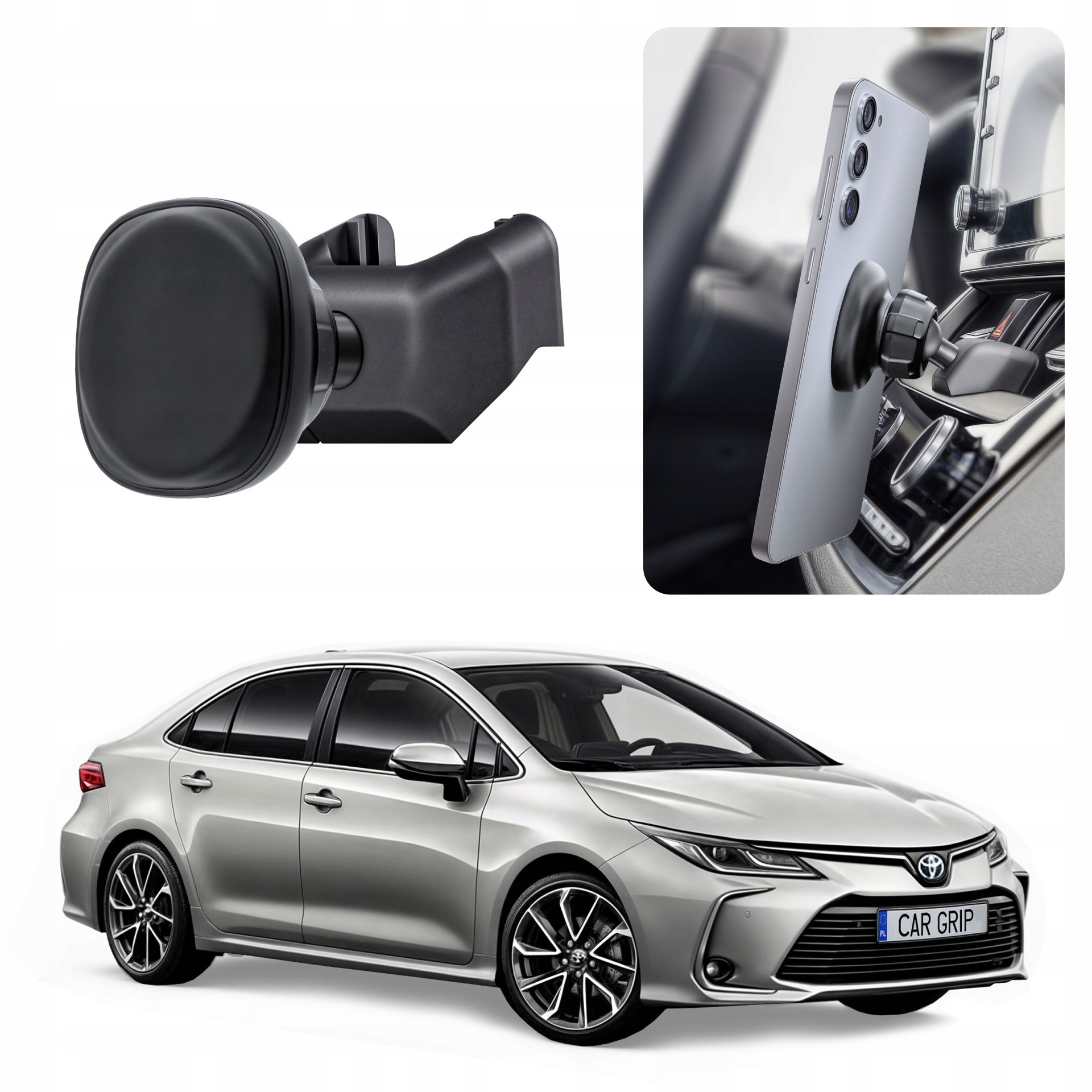  Magnetiline hoidik telefoni jaoks mõeldud sisse toyota corolla e21 (2019-)