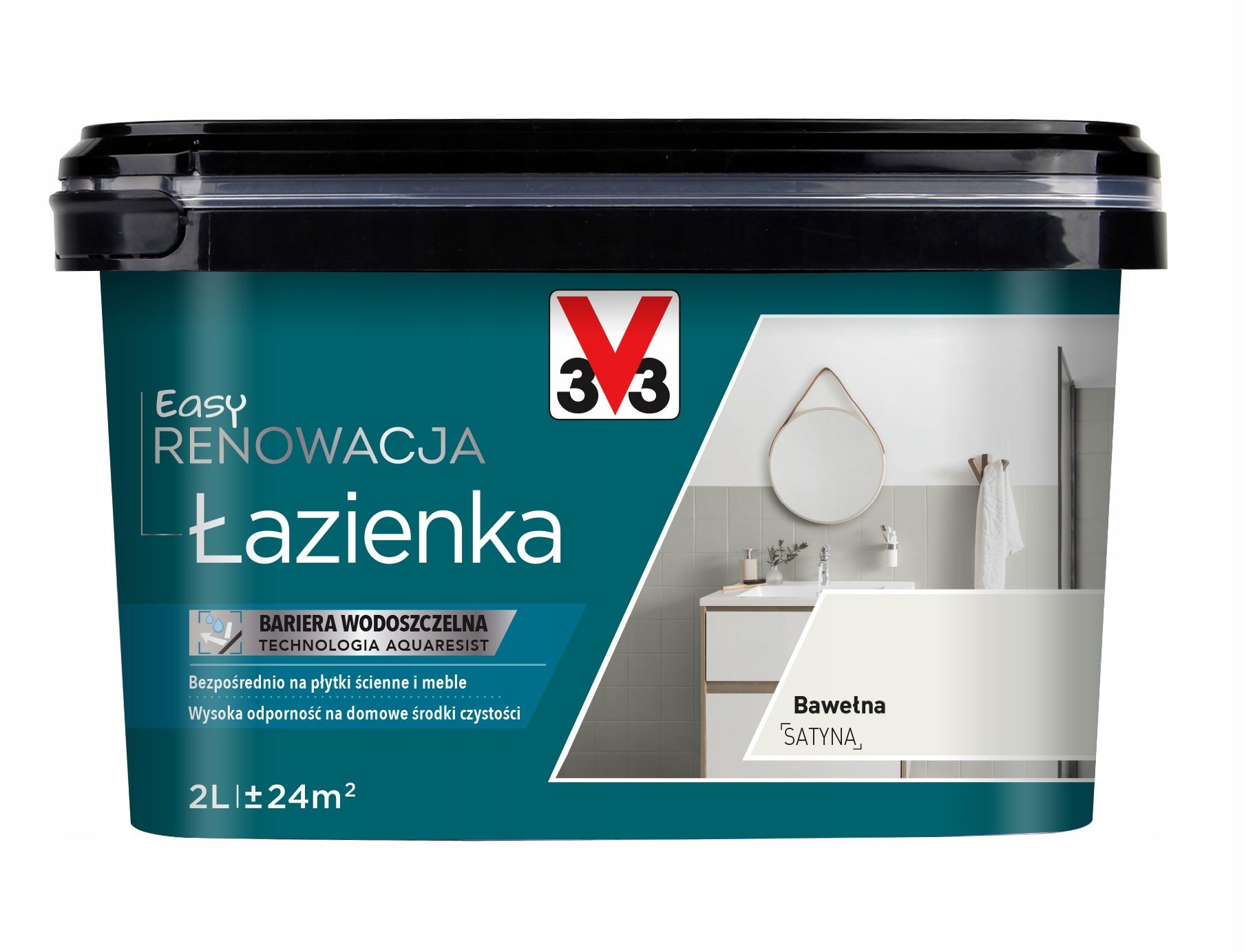  V33 easy renovation paint for the bathroom obstacle waterproof cinnamon 2l
