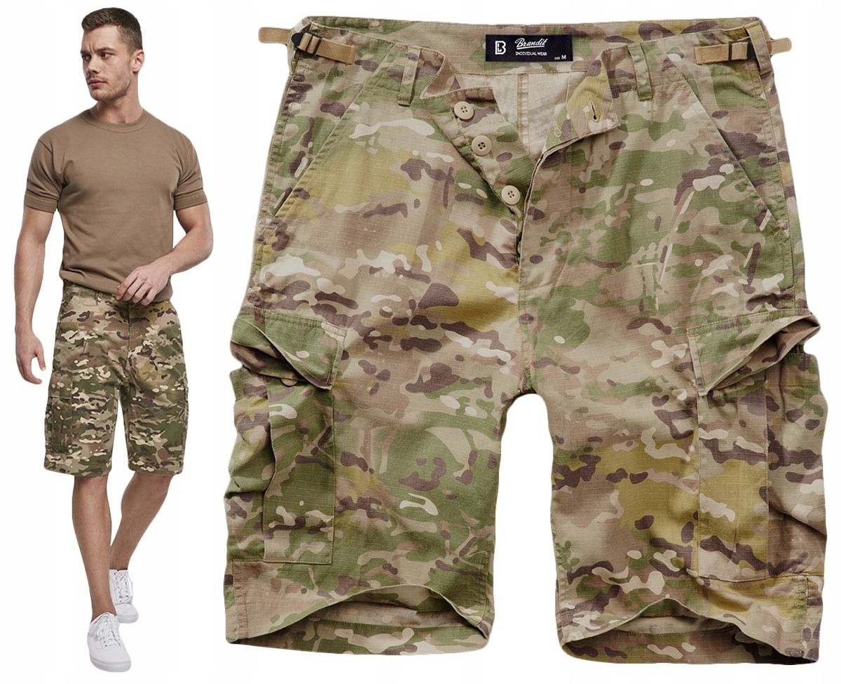  Kurze herrenshorts militär militär brandit bdu moro dark tarnung s
