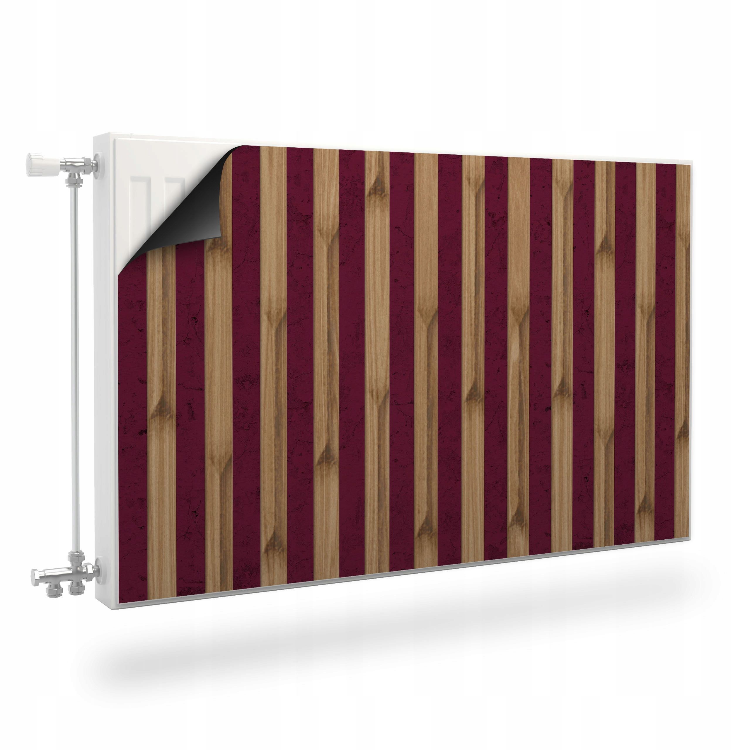  Magnetinis kilimėlis šildytuvas lamelės medis 3d 120x60