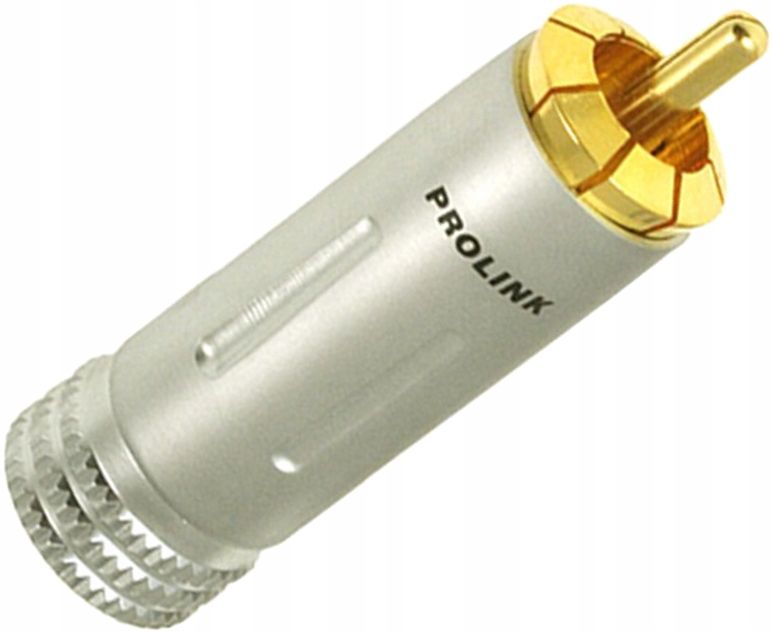  Zástrčka rca cinch prolink premium trc-016 pozlátené