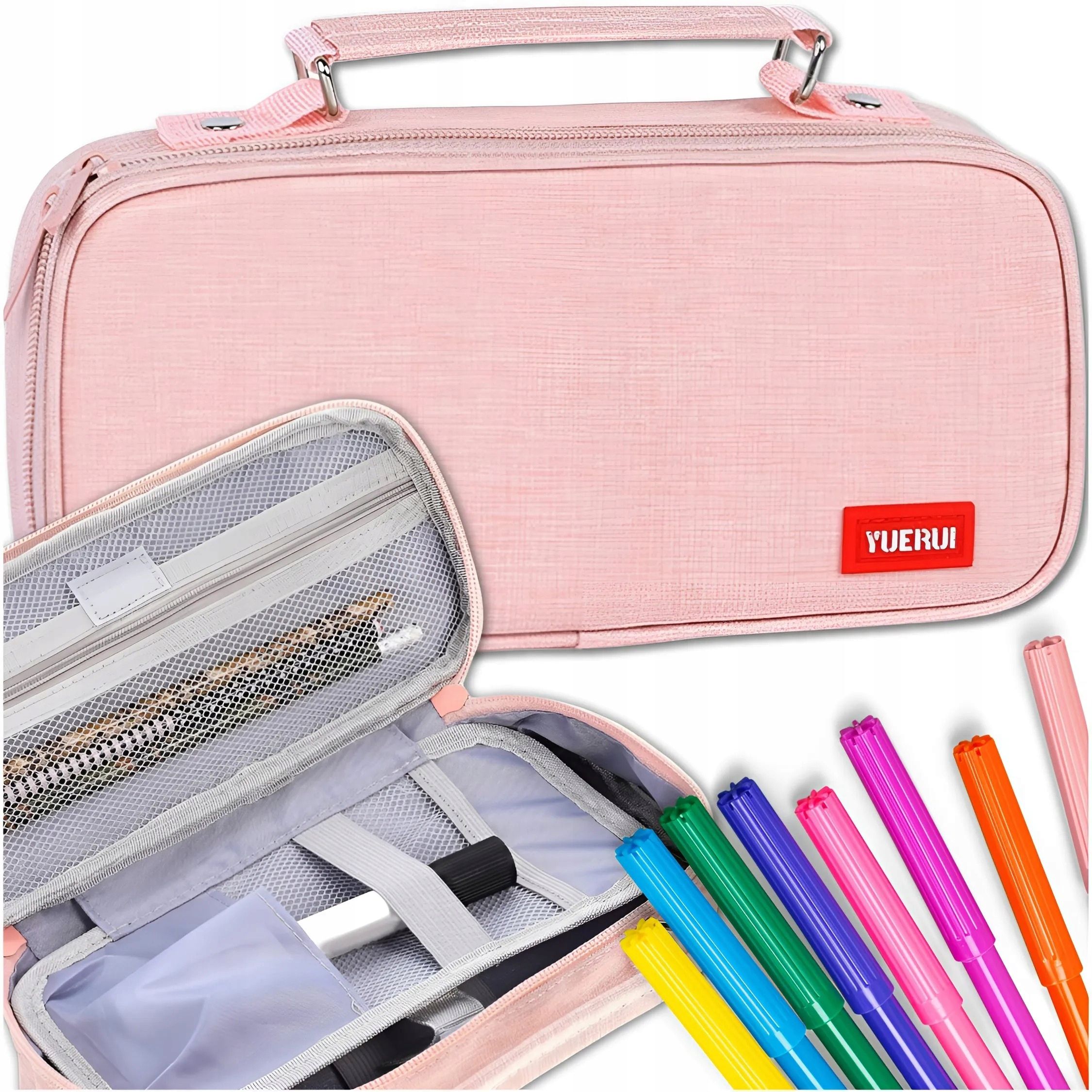  School pencil case for a girl for school supplies backpack to school