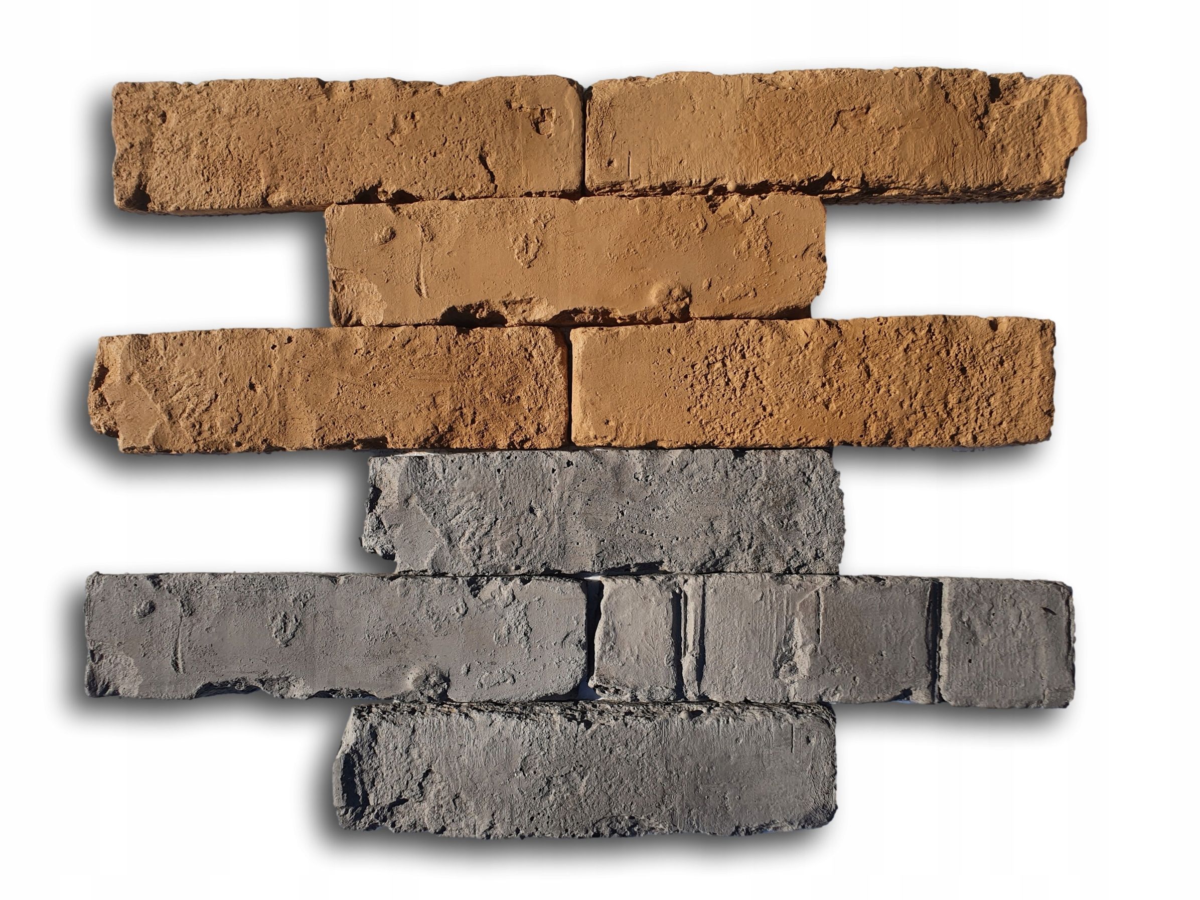  Decorative stone brick retro gypsum brick easy thin 0,5m2 flat