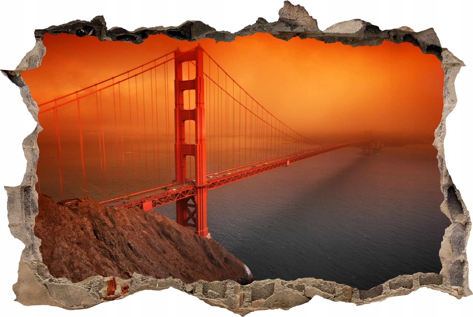  Fototapeedid auk 3d seinakleebis wodospady potok mets loodus