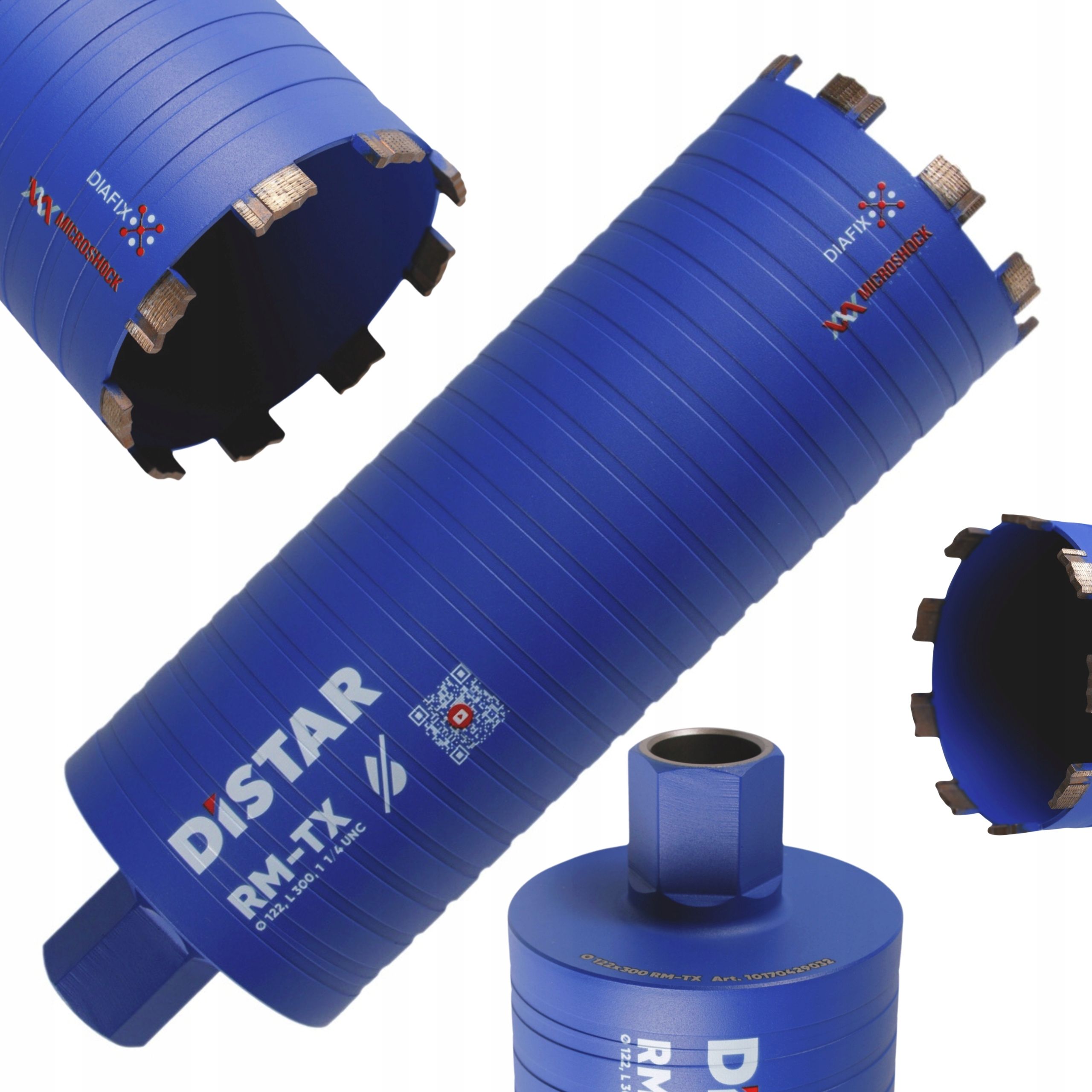  Diamantová koruna pre betón suchý distar rm-tx 1 1/4 unc 300x 152mm