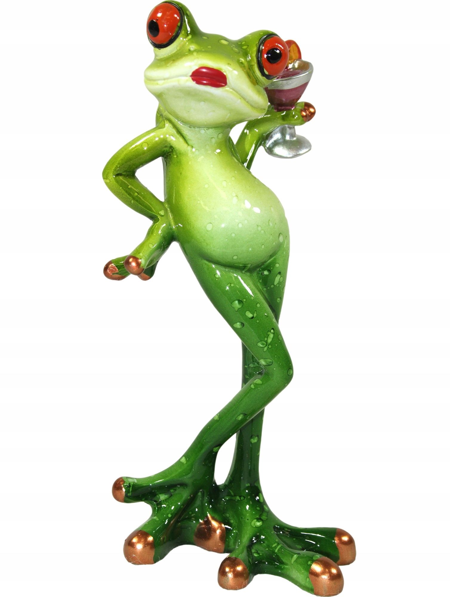  Figur frosch frosch auf rybach angler fischer geschenk