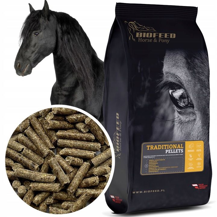  Biofeed horse&pony granulas zirgiem w apmācību barība maisījums 25kg