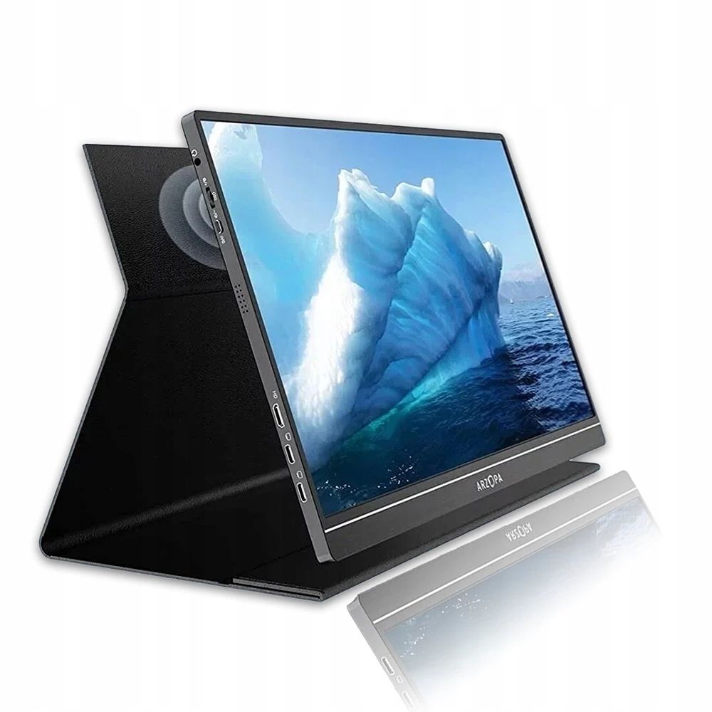  Monitorius full hd 17 colių nešiojamų matrica ips hdr srgb 60hz usb-c mini hdmi