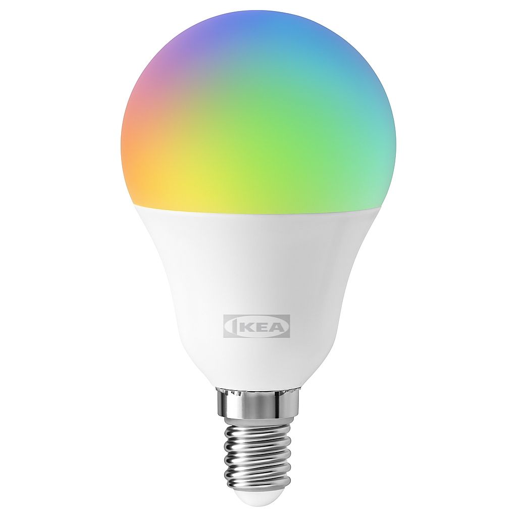  Ikea tradfri led e14 rgbw 806lm 7.3w smart pritemdoma lemputė wifi