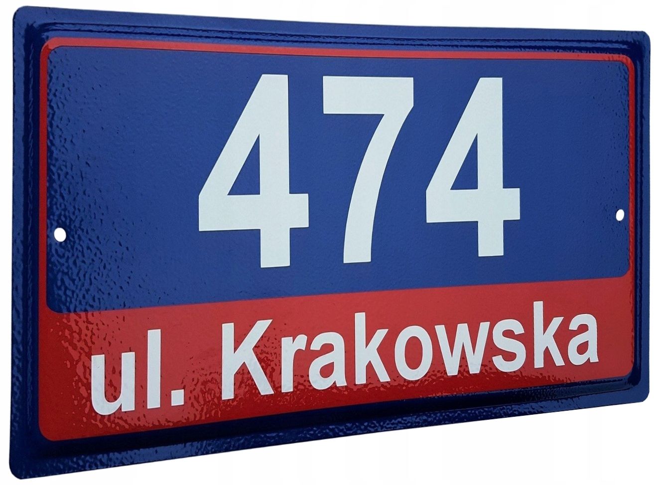  Address table metal ground - blue - uv