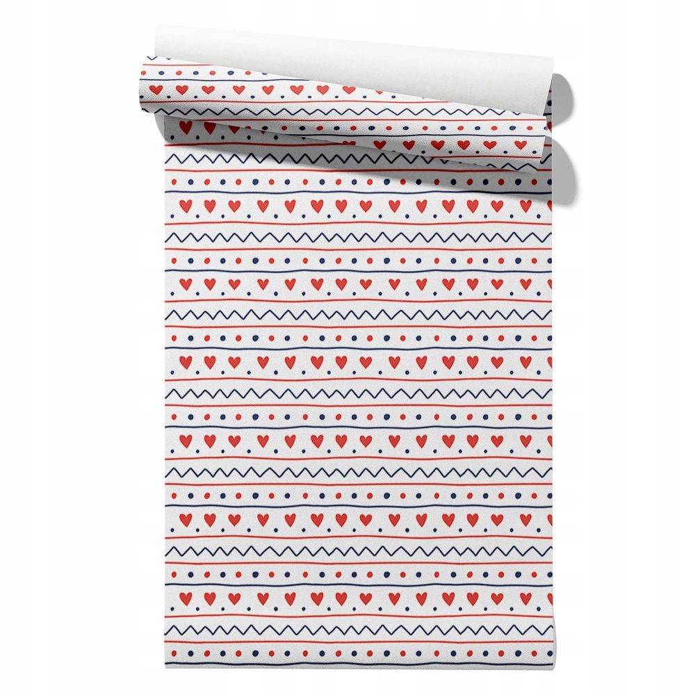 Wallpaper non-woven fabric pastel cherries wallpaper in a roll 50cm x 6,1mb