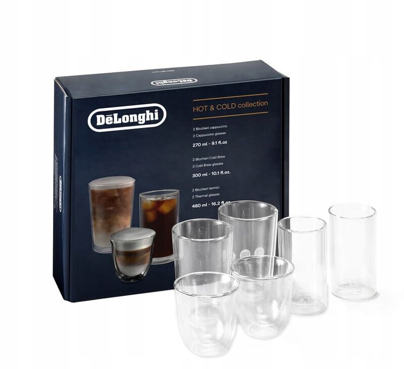  Delonghi thermal gläser in espresso 6 szt.90ml