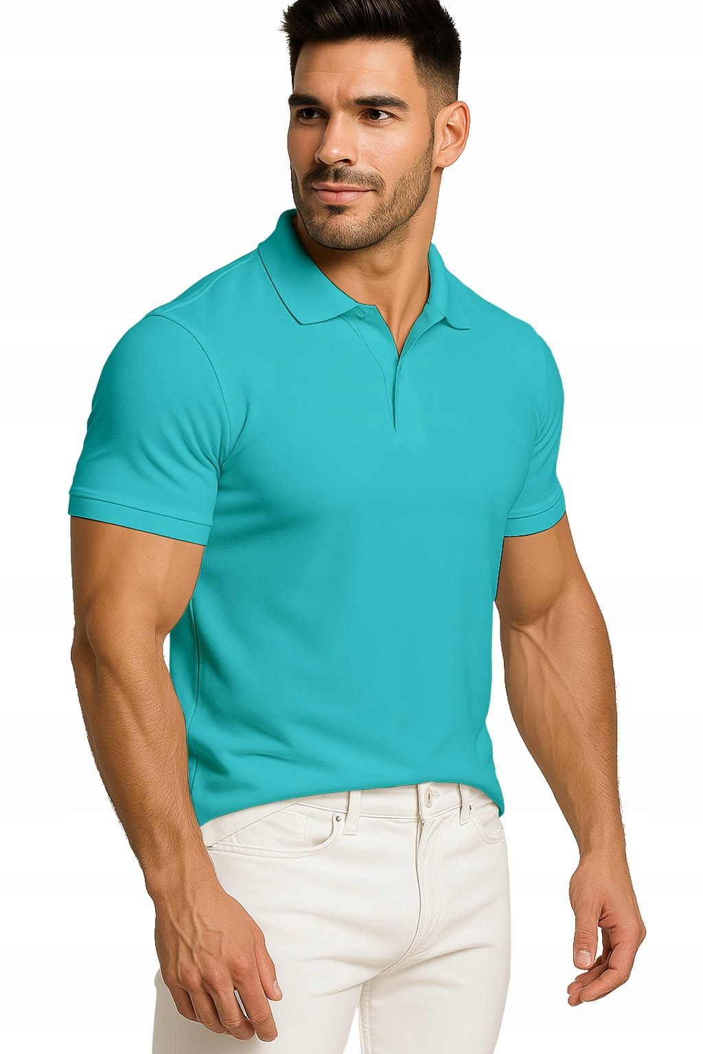  Men&#39;s polo shirts t-shirt elegant reinforcement cotton with collar m