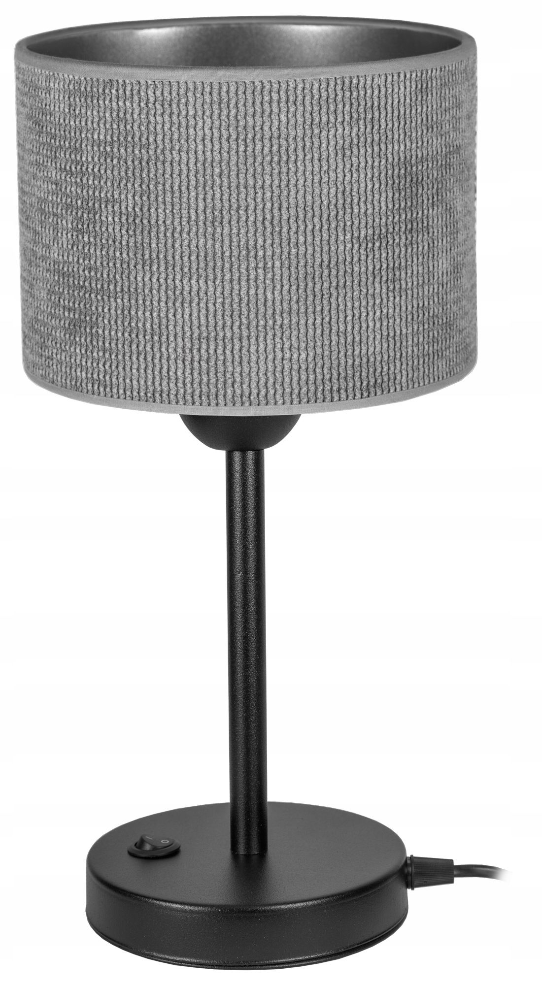  Štýlový nočná/stolová lampa moderné sklo kapucňa plisované grafitová farba led