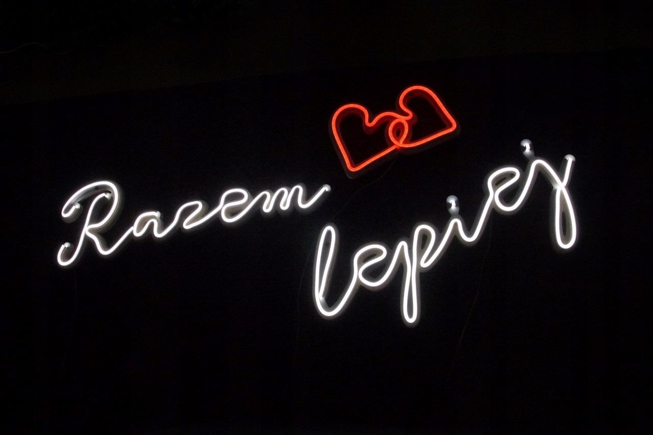  Nbzjanekkk neon led uz sienas ar barošanas avotu janekkk 49x13cm poļu ražojums