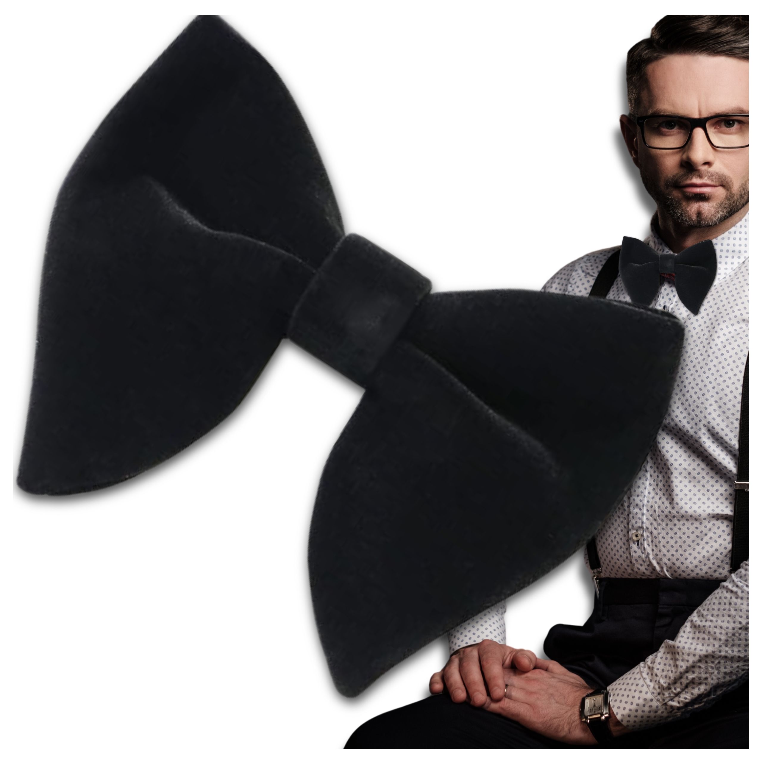 Tmavo modrá motýlik samec nastaviteľné elegantná žaba so zlatom výzdoba