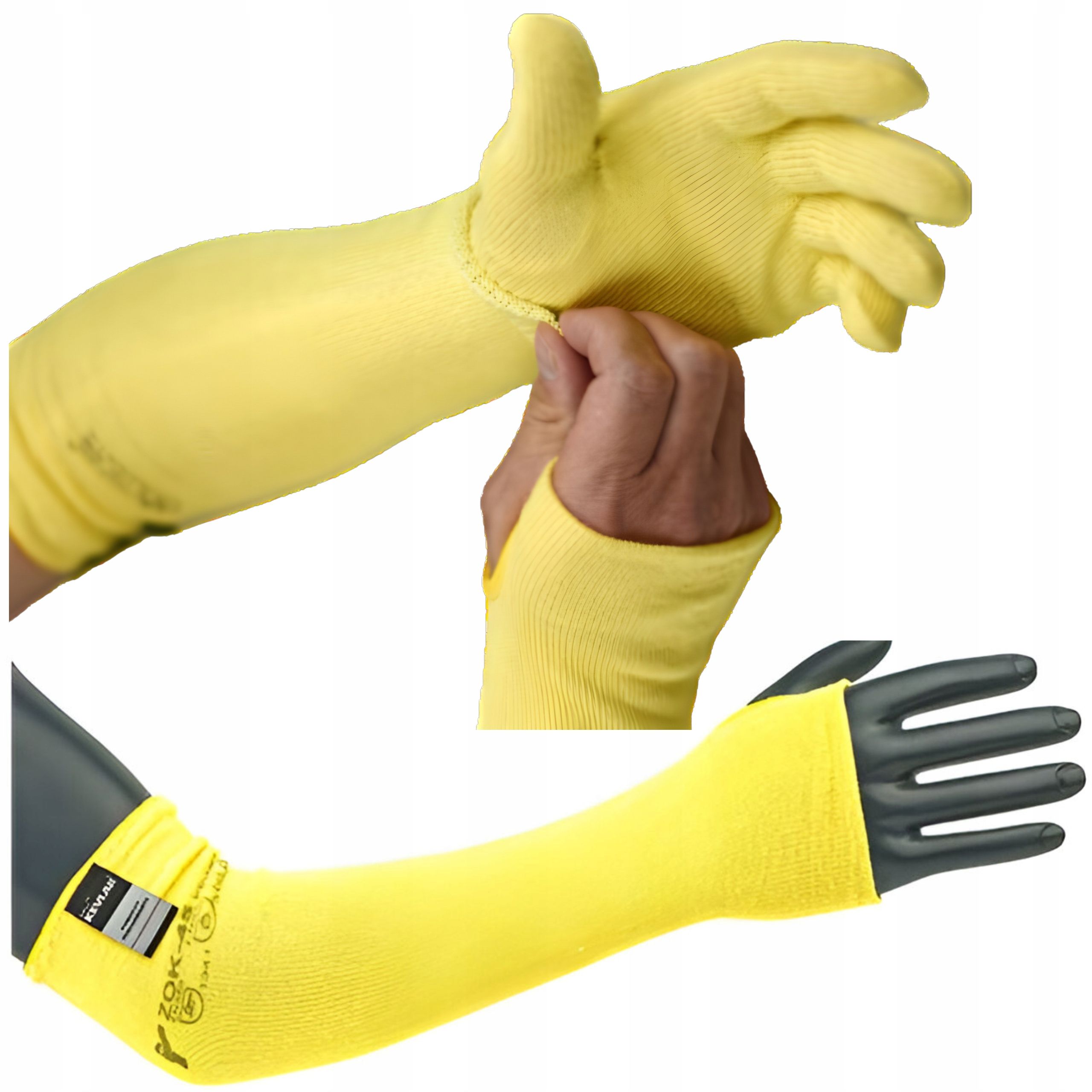  Apsauginiai antrankoviai antrankoviai js gloves boksininkas boksininkas kevlar zok 35cm