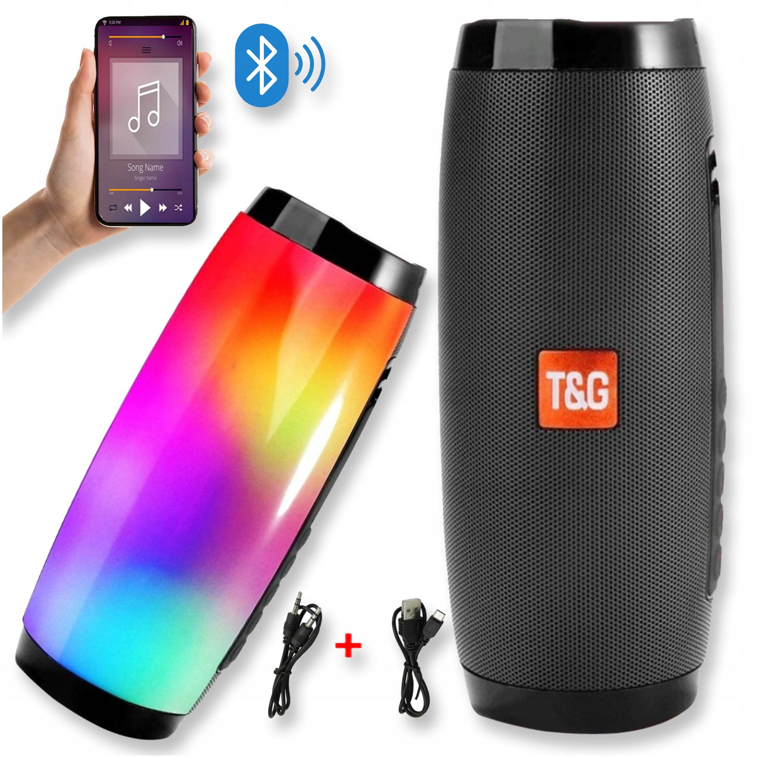  Speaker with bluetooth function portable wireless audio usb fm mobile radio aux sd
